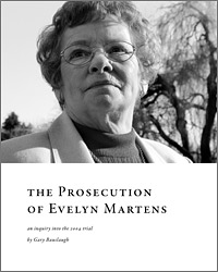 book: The Prosecution of Evelyn Martens